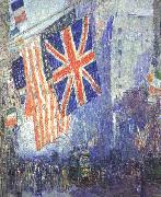 Childe Hassam The Union Jack Spain oil painting reproduction